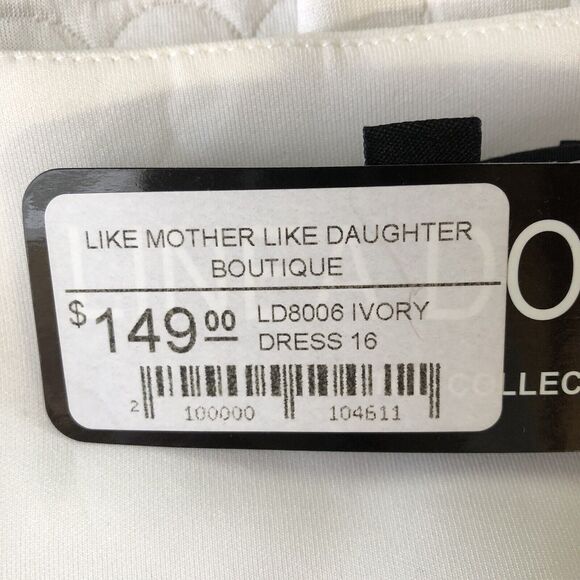 Linea Domani Limited Edition Women’s White Circle Quilt Design Dress Size 16 - Picture 13 of 15